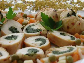 Ispanaklı Tavuk Sarma