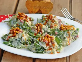 Kabaklı Semizotu Salatası