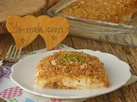 Kadayıflı Muhallebi Tatlısı