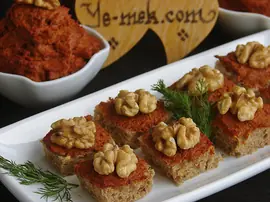 Kahvaltılık Acılı Kanepeler