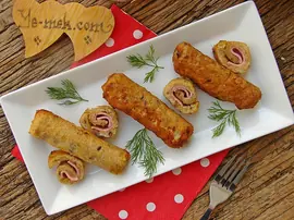 Kahvaltılık Salamlı Ekmek Ruloları