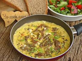 Kavurmalı Omlet