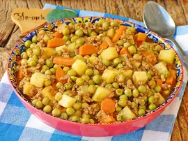 Kıymalı Garnitür Yemeği