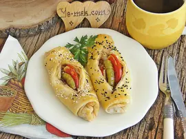 Kıymalı Karnıyarık Böreği