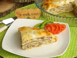 Kıymalı Krep Böreği