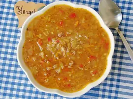 Kıymalı Lahana Çorbası