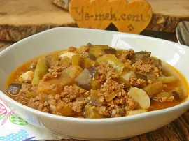 Kıymalı Patlıcan Yemeği