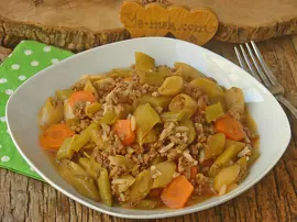 Kıymalı Pırasa Yemeği