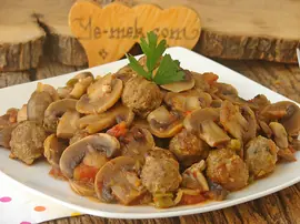 Köfteli Mantar Yemeği