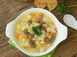 Köfteli Terbiyeli Kereviz Yemeği