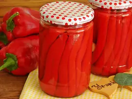 Közlenmiş Biber Konservesi