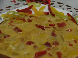 Kremalı Gökkuşağı Omlet