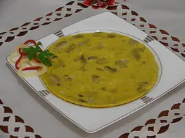 Kremalı Mantarlı Omlet
