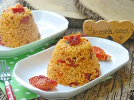 Kuru Domatesli Bulgur Pilavı