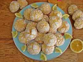 Limonlu Çatlak Kurabiye