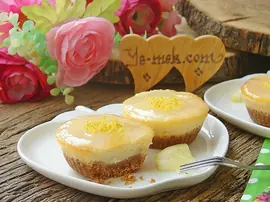 Limonlu Mini Çiz Kek (Cheesecake)