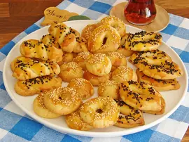 Mahlepli Tuzlu Kurabiye