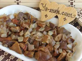 Mantar Kavurma (Kanlıca Mantarı)