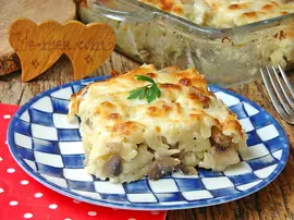 Mantarlı Fırın Makarna