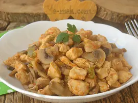 Mantarlı Tavuk Sote