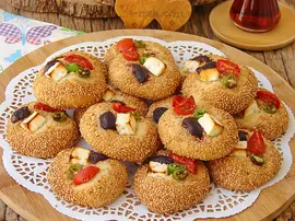 Mayasız Simit Pizza