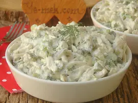 Mayonezli Tavuk Salatası