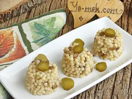 Mercimekli Kuskus Pilavı