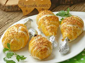 Fırında Milföylü Tavuk Baget