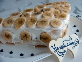 Minyatür Muzlu Pasta