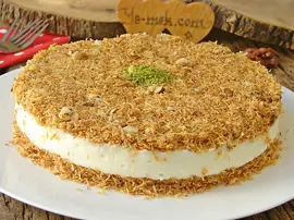 Muhallebili Kadayıf Pastası