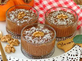 Muzlu Cennet Hurması Tatlısı