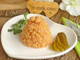 Nohutlu Bulgur Pilavı