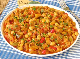 Nohutlu Patlıcan Tava