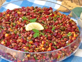 Pancarlı Mercimek Salatası