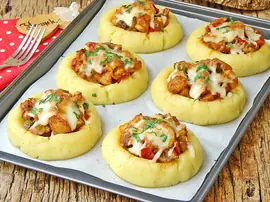 Patates Püresinde Tavuk Sote