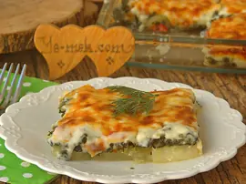 Patatesli Ispanak Graten