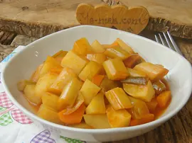 Patatesli Pırasa Yemeği