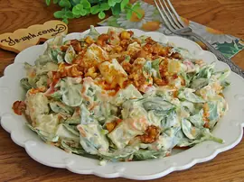 Patatesli Semizotu Salatası