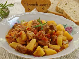 Patatesli Tas Kebabı