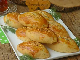 Peynirli Dereotlu Pastane Poğaçası