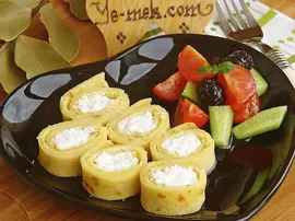 Peynirli Pırasalı Krep