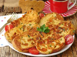 Peynirli Yumurtalı Ekmek Kızartması