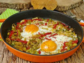 Pırasalı Yumurta