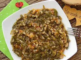 Pirinçli Pazı Yemeği