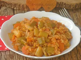 Pirinçli Pırasa Yemeği