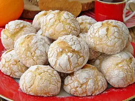 Portakallı Çatlak Kurabiye