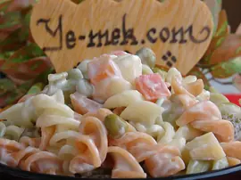 Renkli Makarna Salatası