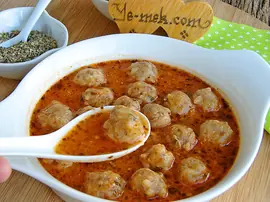 Salçalı Pirinçli Sulu Köfte
