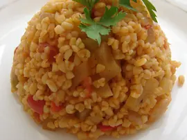 Sebzeli Bulgur Pilavı