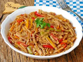 Sebzeli Erişte Pilavı